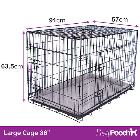 Pretty Pooch Foldable Dog Crate Available in 5 Sizes Pretty Pooch