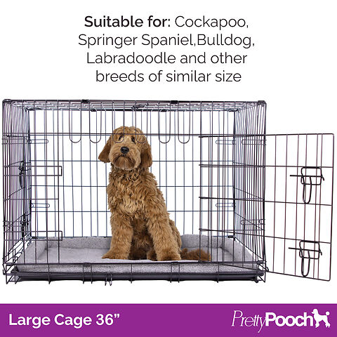 Large dog crate sizes best sale